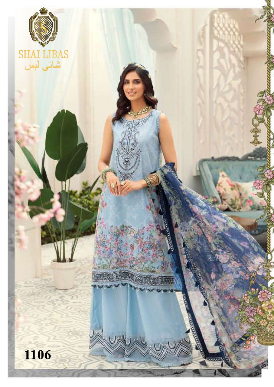 Shai Libas Saadia Asad Noor 4 Festive Wear Cotton Designer Pakistani Salwar Suits Collection